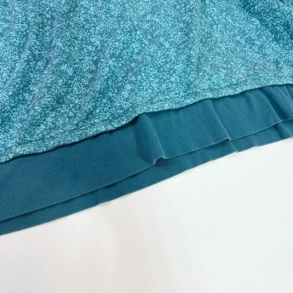 Athleta Sundance Alliance Womens 3X Blue Green Long Sleeved Hooded Pullover - Picture 2 of 11